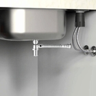 Sifão Sanfonado Com Copo 49cm Cromado | Astra | Kit C/ 5 Un